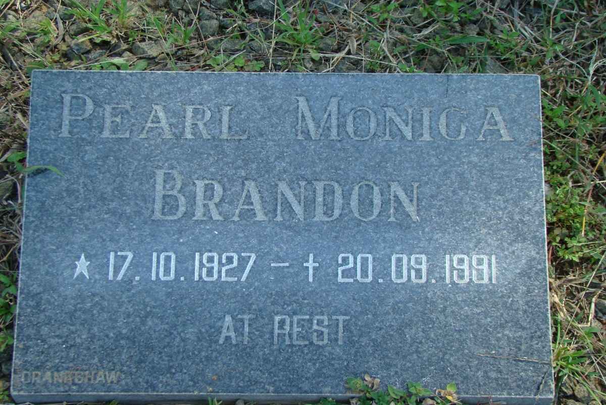BRANDON Pearl Monica 1927-1991