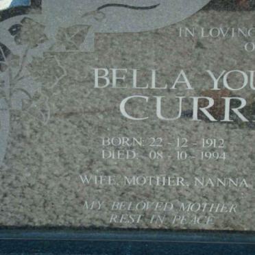 CURRIE Bella Young 1912-1994