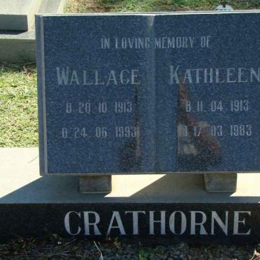 CRATHORNE Wallace 1913-1993 &amp; Kathleen 1913-1983