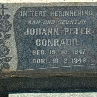 CONRADIE Johann Peter 1947-1948
