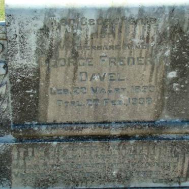 DAVEL George Frederik 1893-1936