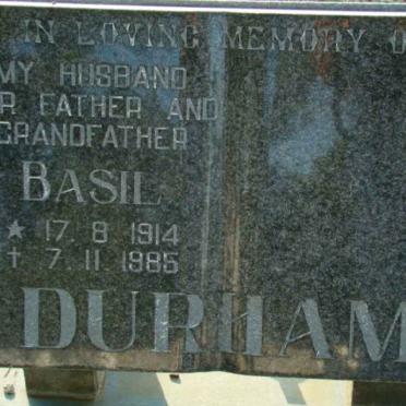 DURHAM Basil 1914-1985
