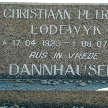 DANNHAUSER Christiaan Petrus Lodewyk 1923-1991