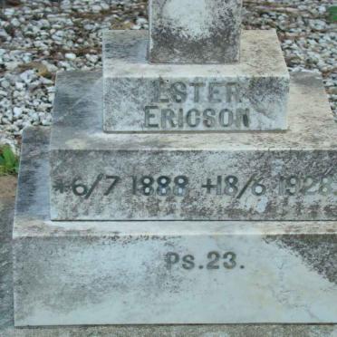 ERICSON Ester 1888-1928