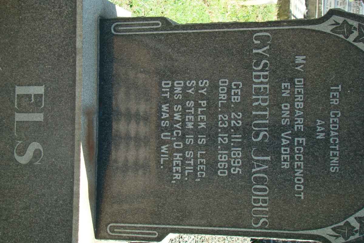 ELS Gysbertus Jacobus 1895-1960