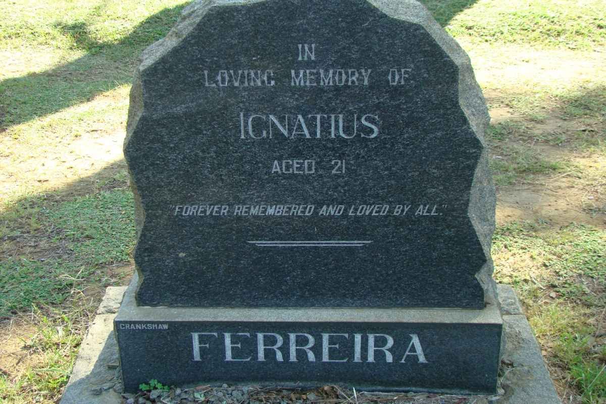 FERREIRA Ignatius