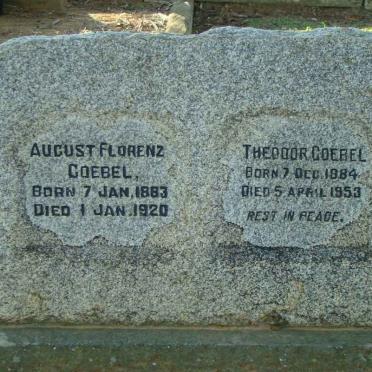 GOEBEL August Florenz 1883-1920 &amp; Thedoor 1884-1953