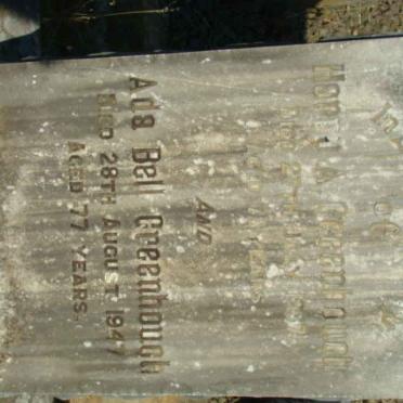 GREENHOUGH Harry A. -1937 &amp; Ada Bell -1947