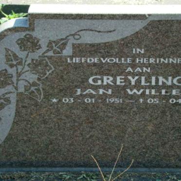 GREYLING Jan Willem 1951-1997
