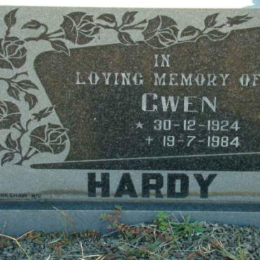 HARDY Gwen 1924-1984