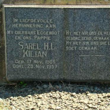 KILIAN Sarel H.L. 1905-1957