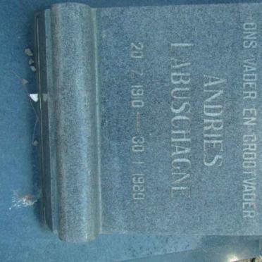 LABUSCHAGNE Andries 1910-1980