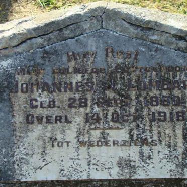 LOMBARD Johannes J. 1880-1918