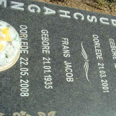 LABUSCHAGNE M.J. 1941-2001 :: LABUSCHAGNE Frans Jacob 1935-2008