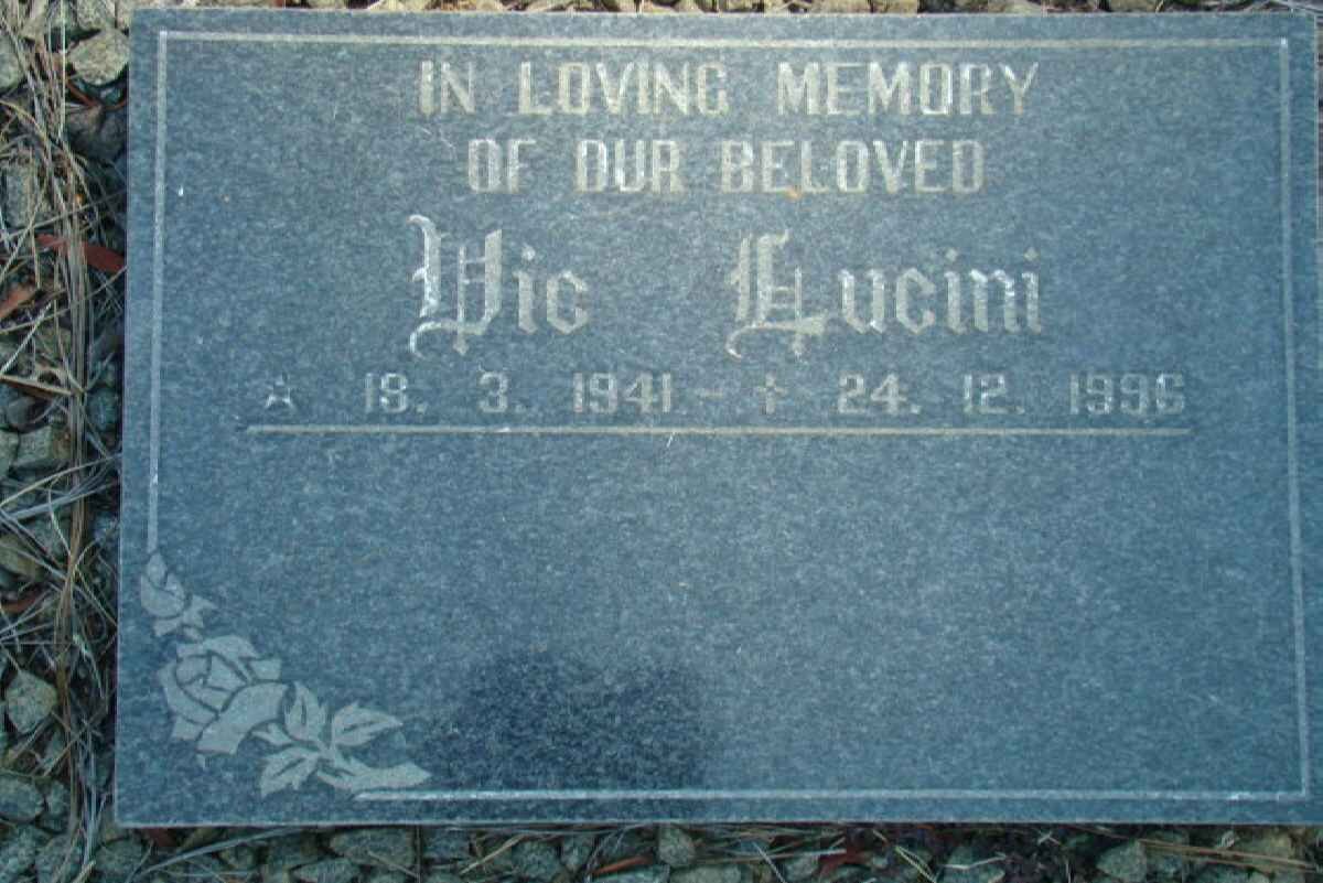 LUCINI Vic 1941-1996
