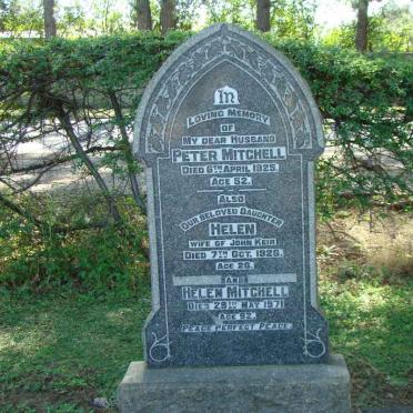 MITCHELL Peter -1925 &amp; Helen -1971 :: KEIR Helen nee MITCHELL -1926
