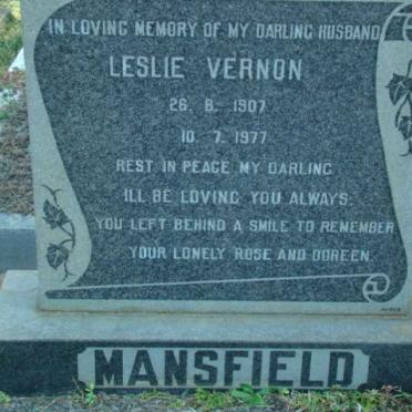 MANSFIELD Leslie Vernon 1907-1977