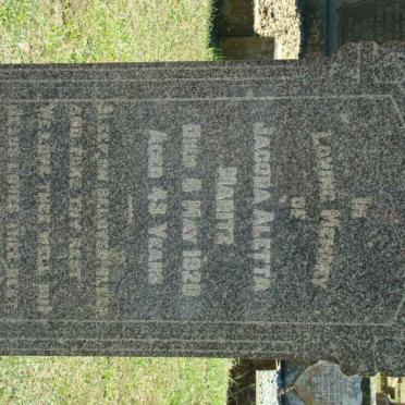 MARITZ Jacoba Aletta -1920