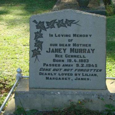 MURRAY Janey nee GENMELL 1883-1945