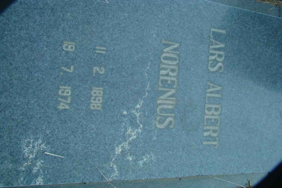 NORENIUS Lars Albert 1898-1974