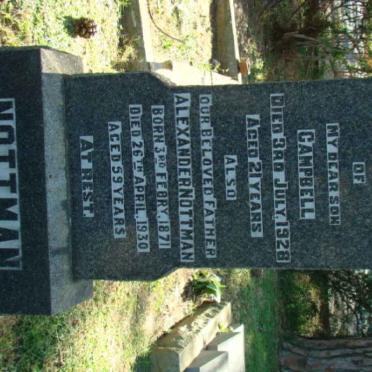 NOTTMAN Campbell -1928 :: NOTTMAN Alexander 1871-1930