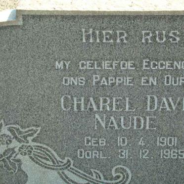 NAUDE Charel David 1901-1965