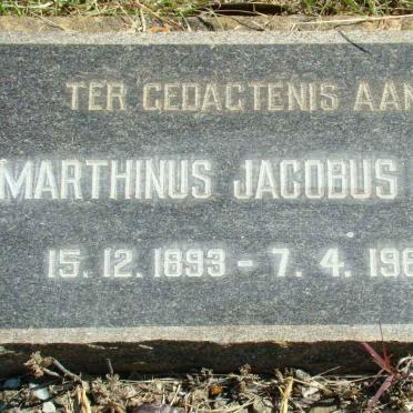 NEL Marthinus Jacobus 1893-1960