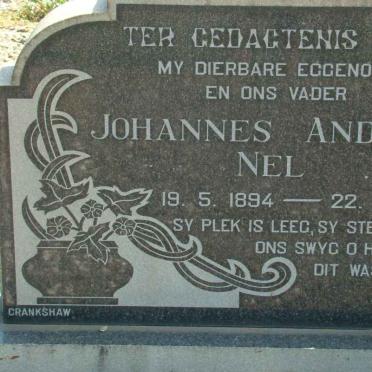 NEL Johannes Andries 1894-1965