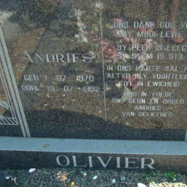 OLIVIER Andries 1970-1992