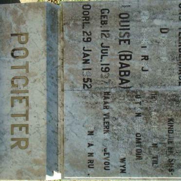 POTGIETER Louise 1937-1952