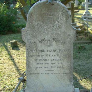 PAYNE Florence Mary 1875-1904