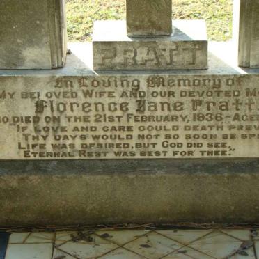 PRATT Florence Jane -1936