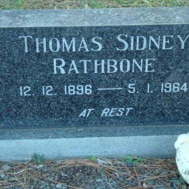 RATHBONE Thomas Sidney 1896-1964