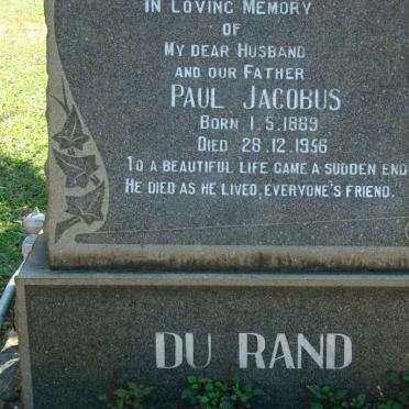 RAND Paul Jacobus, du 1889-1956