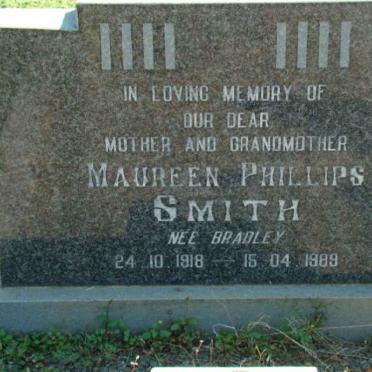 SMITH Maureen Phillips nee BRADLEY 1918-1989