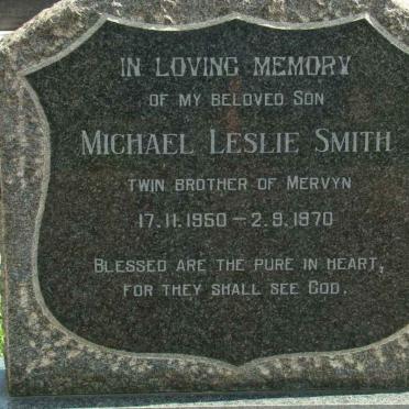 SMITH Michael Leslie 1950-1970