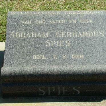 SPIES Abraham Gerhardus -1946