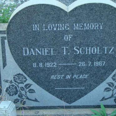 SCHOLTZ Daniel T. 1922-1967