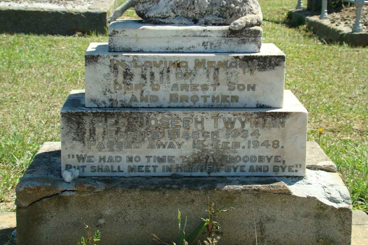 TWYMAN Theo Joseph 1934-1948