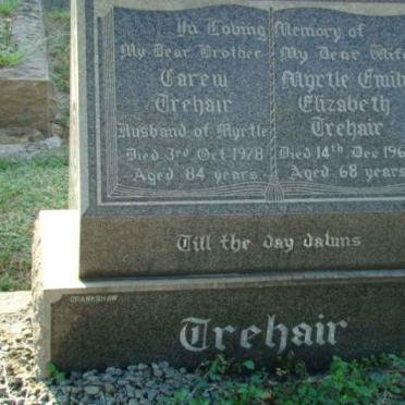 TREHAIR ?arew -1978 &amp; Myrtle Emily Elizabeth -1966