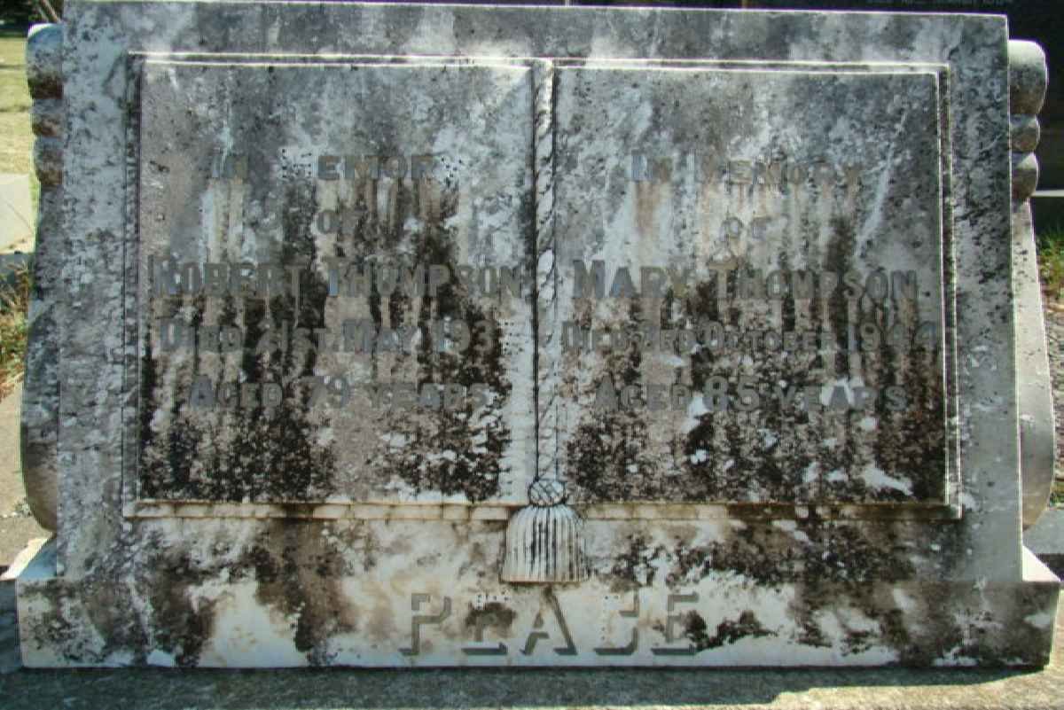 THOMPSON Robert -1937 &amp; Mary -1944
