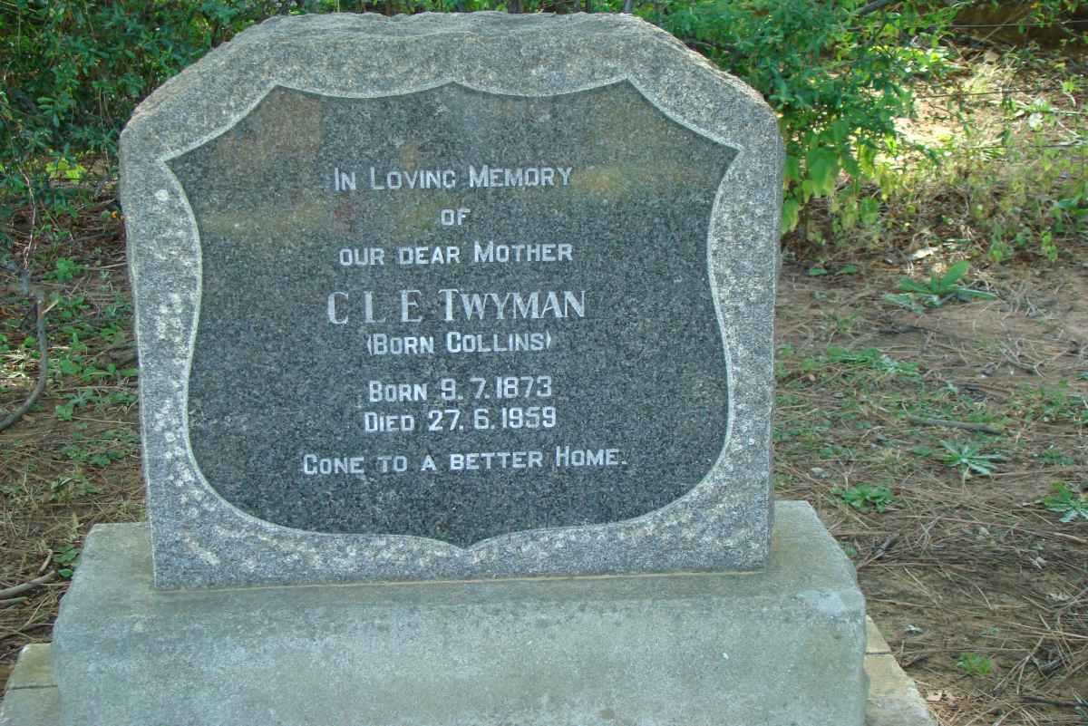 TWYMAN C.L.E. nee COLLINS 1873-1959