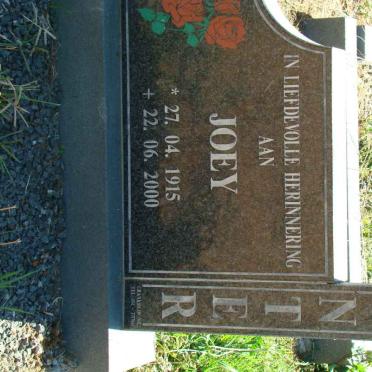 VENTER Joey 1915-2000