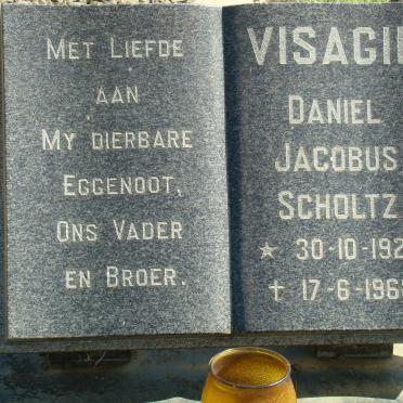 VISAGIE Daniel Jacobus Scholtz 1924-1968