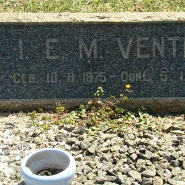 VENTER I.E.M. 1875-1936