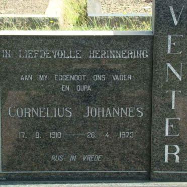 VENTER Cornelius Johannes 1910-1973