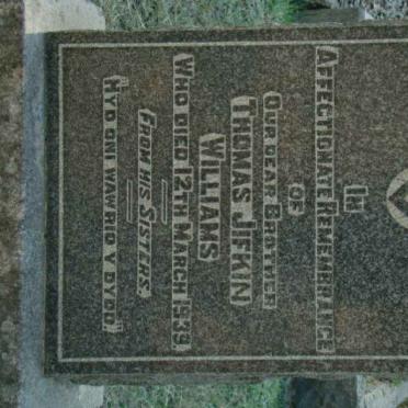 WILLIAMS Thomas Jifkin -1939