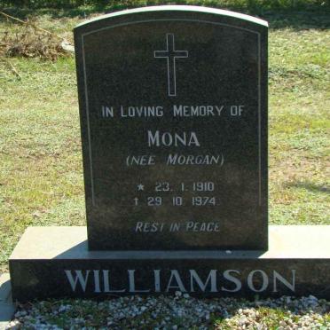 WILLIAMSON Mona nee MORGAN 1910-1974
