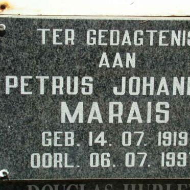 MARAIS Petrus Johannes 1919-1997