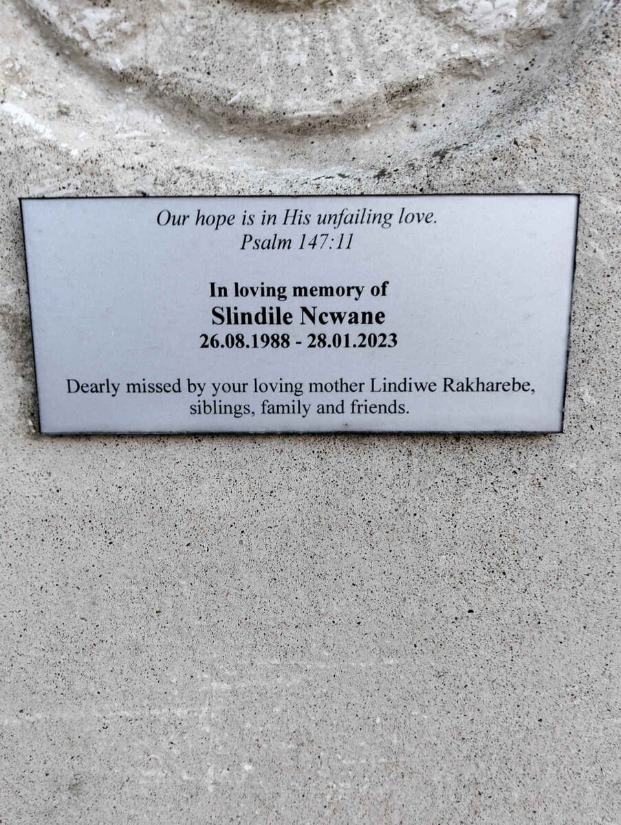 NCWANE Slindile 1988-2023